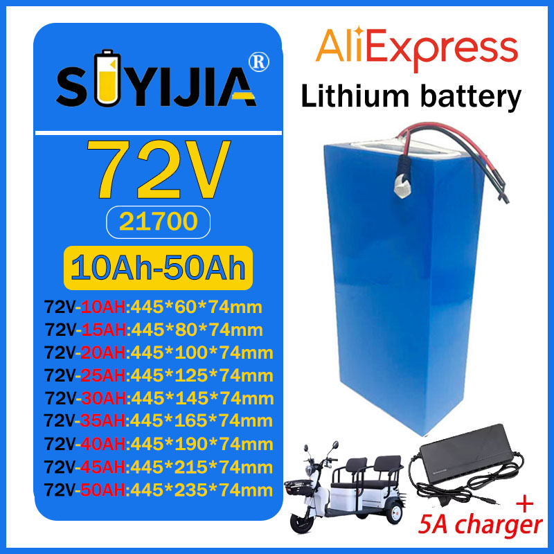 Electric Bicycle Battery 72V 30Ah - Paquete de baterías de litio 21700